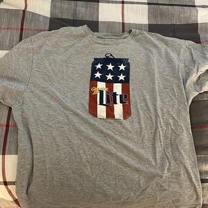 Miller lite shirt XL